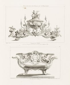 Neuvième livre des œuvres de J.A. Meissonnier, surtout de table